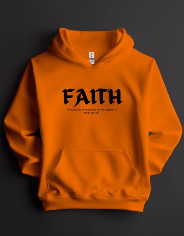orange hoodie
